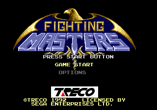 Fighting Masters Title Screen
